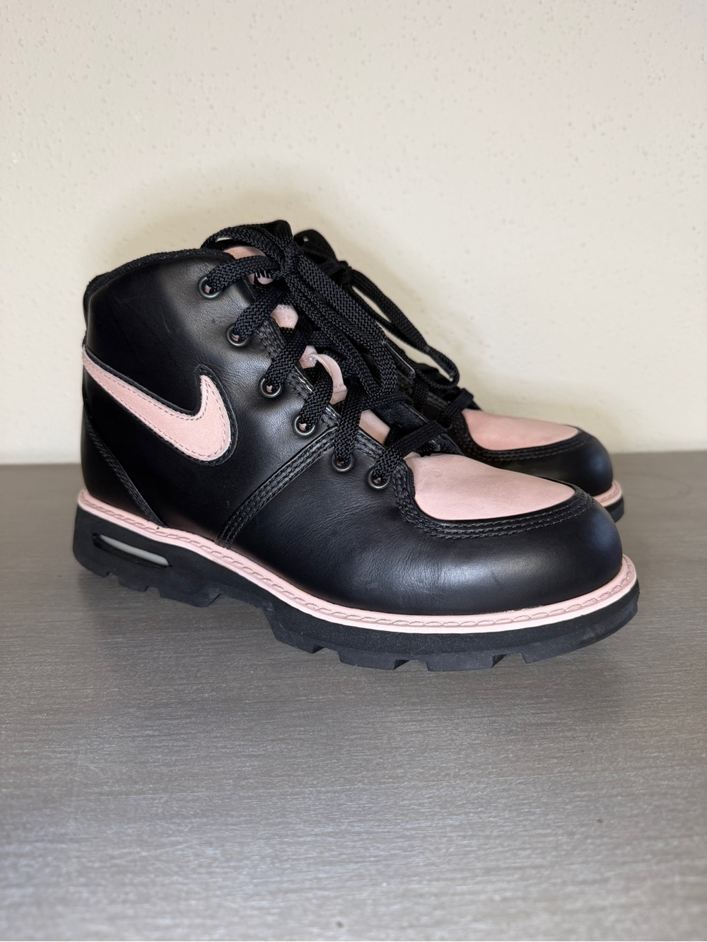 Nike Air Ecrof ‘Black Sheen’ (308671-061) 2004 Women’s Size USA 9  VINTAGE